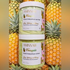 *BUY NOW* AMINNAH Fineapples Boob Scrub and Butter Duo